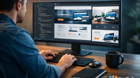 مصمم مواقع إلكترونية محترف: حلول WardSoft لتحقيق التميز الرقمي
