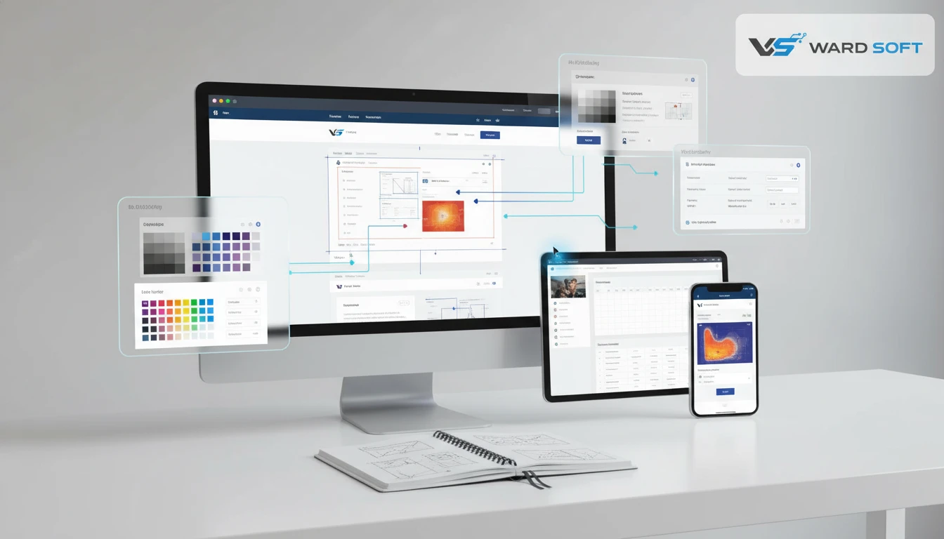 خدمات تصميم وتحسين تجربة المستخدم (UI/UX) للشركات — WardSoft